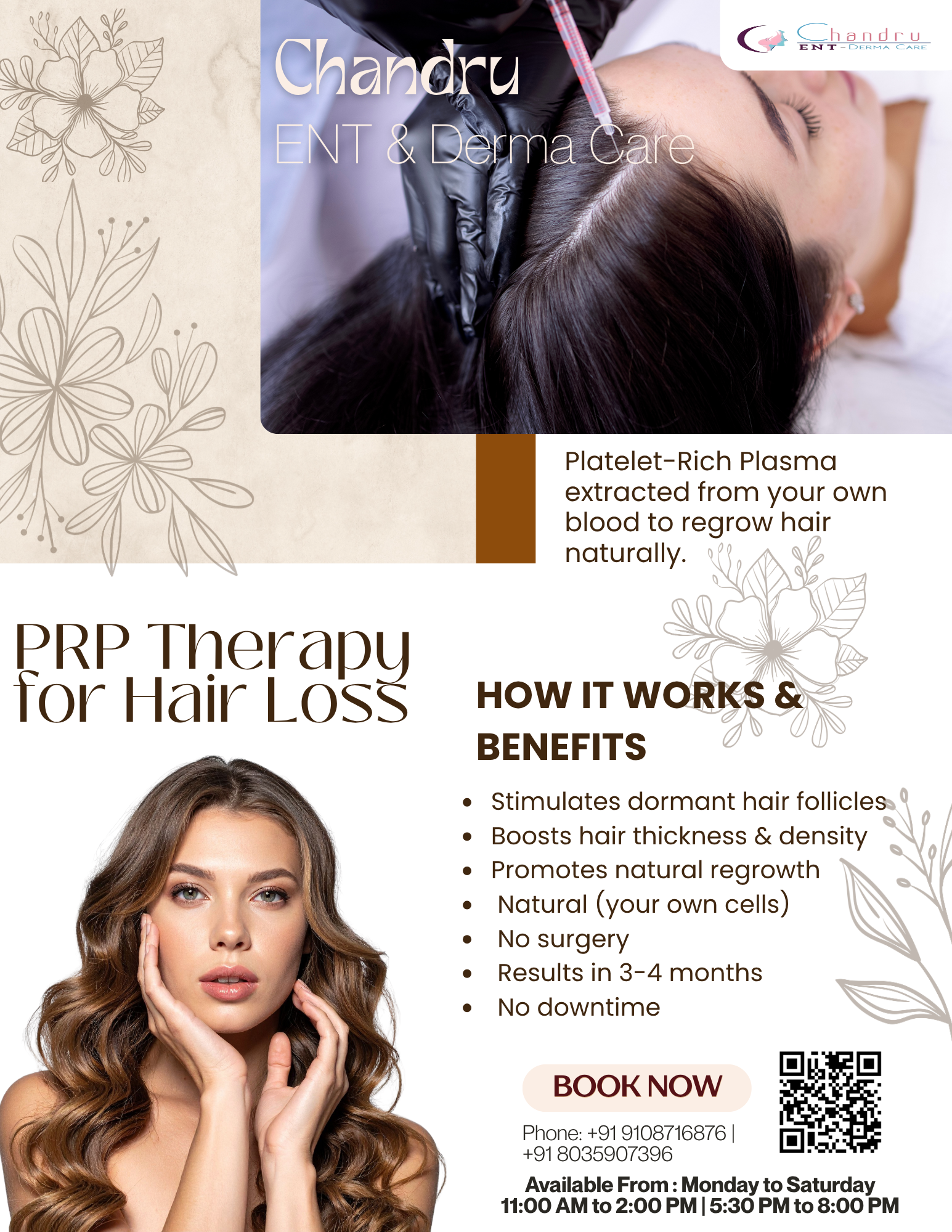 PRP Hair Treatment | Chandru ENT-Derma Care